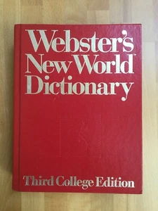 Webster's New World Dictionary, US English, 3rd College Edition, gebunden - Bild 1 von 6