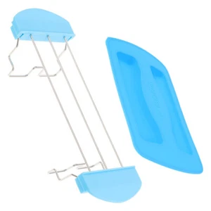 1 Set Brotwärmeständer Sandwichhalter Brotscheibenhalter mit Silikondeckel - Bild 1 von 12