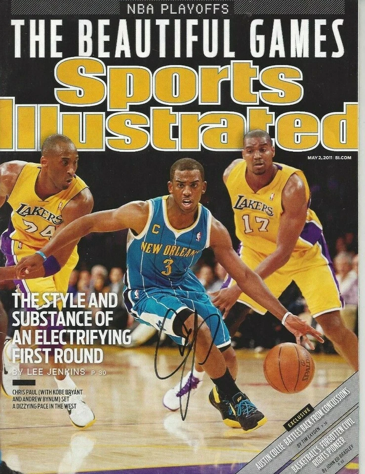 Chris Paul Autographed Sports Illustrated Magazine Full 5/2/11 No Label B983 — 第 1/1 张图片