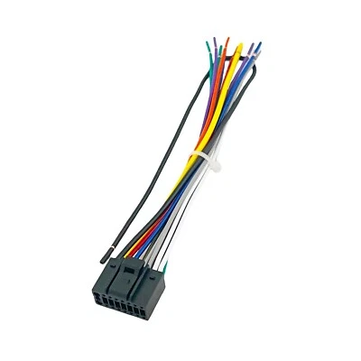 New Wire Harness 16-pin Replacement for JVC Car Stereo Radio KWV120BT KW-V120BT - Image 1 of 3