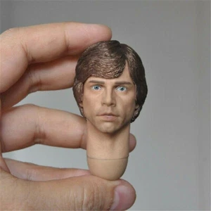 Scultura testa Luke Skywalker Mark Hamill 1:6 per corpo action figure HT maschio 12 pollici - Foto 1 di 6