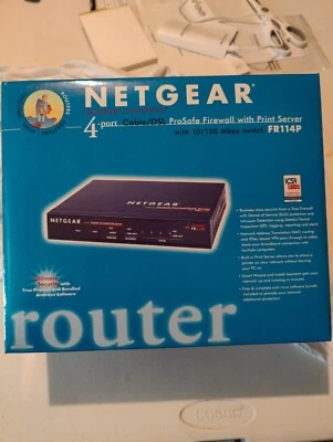NETGEAR FWG114P ProSafe 802.11g Wireless VPN Firewall 4-Port 10/100 Switch - Image 1 of 2
