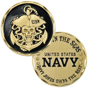 Davy Jones Challenge Coin - Picture 1 of 4