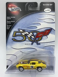 Hot Wheels 100% Corvette 50th '63 Sting Ray Yellow 1:64 Scale FREE SHIPPING - Picture 1 of 5