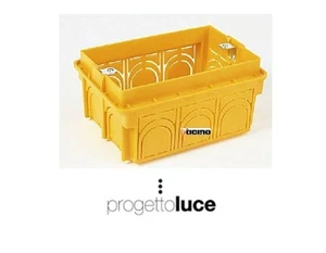 15 SCATOLA INCASSO DERIVAZIONE 503E BTICINO 3 MODULI CASSETTA per TUTTE LE SERIE - Foto 1 di 2