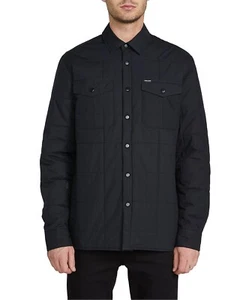 Volcom Mens Larkin Quilted Jacket Black Size S - Picture 1 of 5