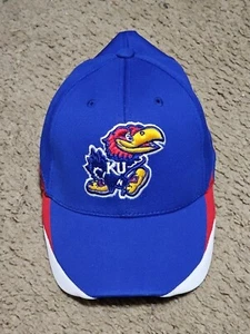 Kansas University Jayhawks KU  Hat Cap Embroidered Logo Adult  Xlarge - Picture 1 of 2