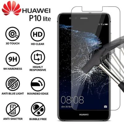 PELLICOLA IN VETRO TEMPERATO PER Huawei P10 / P10 Lite / Huawei P10 PLUS - Immagine 1 di 3