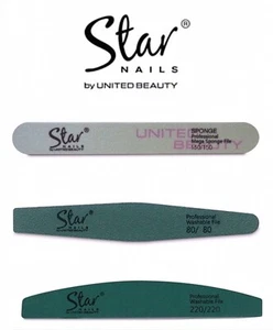 Quality Star Nails New Washable Assorted Files - Picture 1 of 16