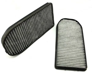 2X Carbon Cabin Air Filter for BMW E38 750iL 725tds 728i 728iL 730d Set Of 2 - Bild 1 von 4