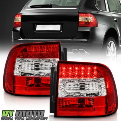 03-07 Porsche Cayenne Led Perform Red Clear Tail Lights Lamps Left+Right - Image 1 of 4