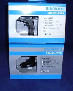 Palancas de freno de ciclo de 2 dedos Shimano Alivio BL-T4000 para frenos en V negras - 1 par - Imagen 1 de 6