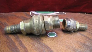 Conjunto de acoplamiento hidráulico de conexión rápida Hansen 3/4" - Imagen 1 de 4