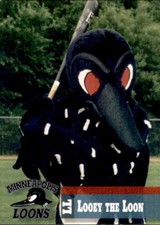 1995 Minneapolis Loons Team Issue #24 Looey the Loon MASCOT - NM Baseball Card