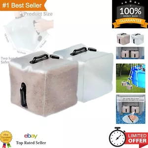 Heavy Duty Pool Weight Sand Bags - 2 Pack - Universal Pool Steps Weights for ... - Picture 1 of 9