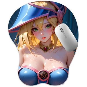 Alfombrilla de ratón 3D Oppai Alfombrilla de ratón Anime Pecho Juegos Reposamuñecas Mat Mago Oscuro G - Imagen 1 de 5