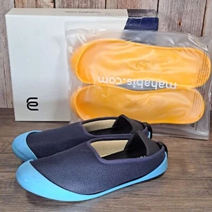 Mahabis Summer Slipper Nora Navy w/Blue and Yellow Soles Women's 7.5 EU 38 w/Box - Picture 1 of 10