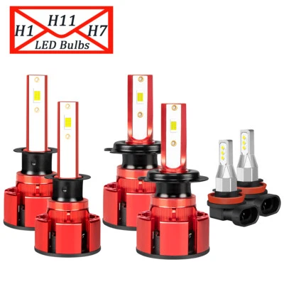 Faro alto/bajo para Renault Logan 2015-2019 bombillas LED H1 H7 + luz antiniebla H11 Foto 1 de 4