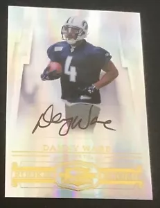 Tarjeta de autógrafo de fútbol americano Donruss/Playoffs 2007 #246 Danny Ware 520/999 casi nueva y nueva - Imagen 1 de 2
