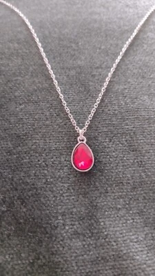 Sterling silver Ruby Necklace - Image 1 of 3