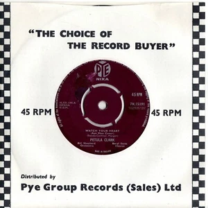 Petula Clark - Watch Your Heart (7" Single 1959) VG+ - Picture 1 of 2