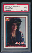 1991 Topps Babe Ruth NBC TV Movie #4 Lisa Zane as Claire Ruth PSA 9 tough cool c
