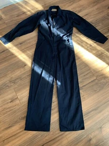 Tuta da lavoro vintage WW blu made in USA taglia 38 abbigliamento meccanico - Foto 1 di 6