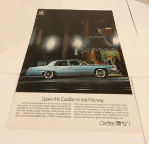 GENERAL MOTORS CADILLAC VINTAGE MAGAZINE ADVERTISEMENT - Picture 1 of 1