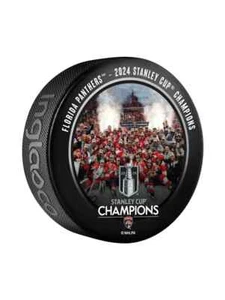 2024 NHL Stanley Cup Champions Florida Panthers Puck Team edición de fotos - Imagen 1 de 2