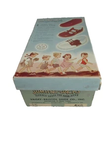 Empty Shoe Box JUMPING-JACKS Baby Shoes Vintage White Leather NO SHOES - Picture 1 of 4