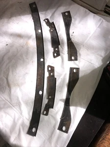 1995-1999 Mitsubishi Eclipse front bumper metal reinforcement bar strip 5pc D50 - Picture 1 of 10