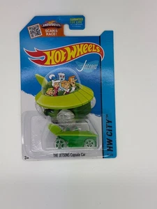 Coche cápsula Hot Wheels The Jetsons 2014 verde - HW City #57/250 - Imagen 1 de 1