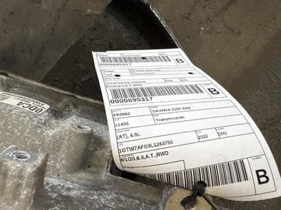 Automatic Transmission 6.0L Fits 20 EXPRESS 2500 VAN 1954294 - Image 1 of 4