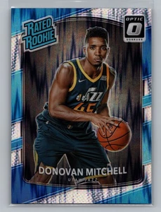 2017-18 Donruss Optic Donovan Mitchell Utah Jazz Shock Rated Rookie #188 10087 - Picture 1 of 2