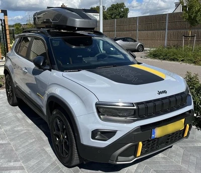 Jeep Avenger 4xe 2024–2025 Barre Portatutto Tetto Cross Bars Nero Alluminio 2 Pe - Image 1 of 4