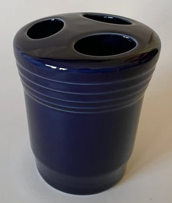 Soporte para cepillo de dientes Fiesta COBALT NAVY 4,5" florero escritorio bolígrafo organizador Foto 1 de 4