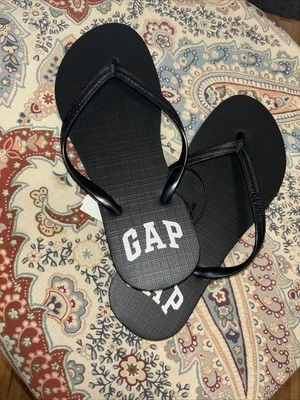 Chanclas Gap para mujer con logotipo TALLA 7 negras verdaderas nuevas con etiquetas Foto 1 de 4