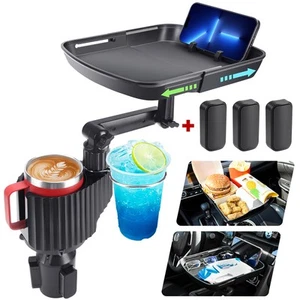 Cup Holder Tray for Car Cup Holder Expander for Car, 3 in 1 Expandable Car Fo... - Picture 1 of 8