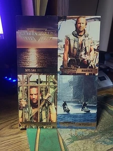 1995 Fleer Ultra Waterworld Promo Uncut 4 Card Sheet - Picture 1 of 2