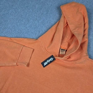 Neu mit Etikett Only NY Large orangefarbener Hoodie Sweatshirt für Herren DEFEKT - Bild 1 von 15