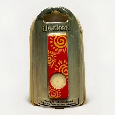 Funda Recubrimiento iPod Shuffle Sun 1ª Generación Espiral Sunburst Rojo Amarillo iJacket Nuevo de Lote Antiguo Foto 1 de 4