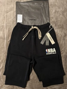 NEU Fear of God NBA Essentials schwarze Jogginghose Größe XS 100% Authentic ✅ - Bild 1 von 10