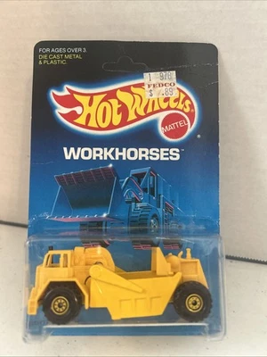 HOT WHEELS 1986/1987 CAT EARTH MOVER WORKHORSES  New Sealed - Image 1 of 4