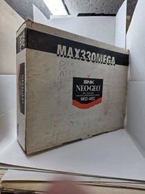 Official OEM SNK Neo Geo AES Box & POLYSTYRENE Foam Only  ( No console)