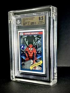 2015 Fleer Retro Marvel Universe SPIDERMAN #13 BGS 9.5 GEM MT 1990 Impel Doc Ock - Picture 1 of 3