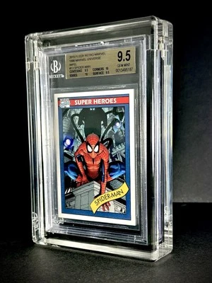 2015 Fleer Retro Marvel Universe SPIDERMAN #13 BGS 9.5 GEM MT 1990 Impel Doc Ock - Image 1 of 3
