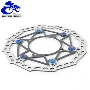 RMZ 250 Oversize Front Brake Disc Rotor For Kawasaki KX250F KX125 KX250 03 04 05 - Picture 1 of 8