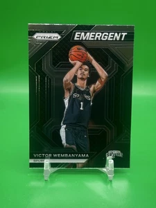 VICTOR WEMBANYAMA 2023-24 PANINI PRIZM ROOKIE EMERGENT SPURS #12 RC (base) - Picture 1 of 2