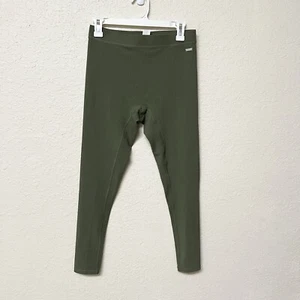 NWT BYLT Leggings Womens Green Ribbed High Waist Athletic Yoga Workout Size M - Picture 1 of 8