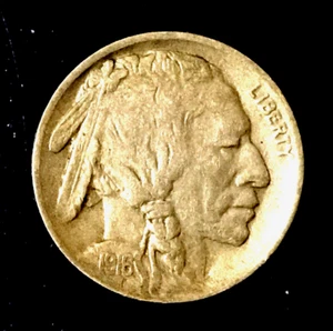 1916 s Buffalo / Indian Head Nickel US Coins - Bild 1 von 2